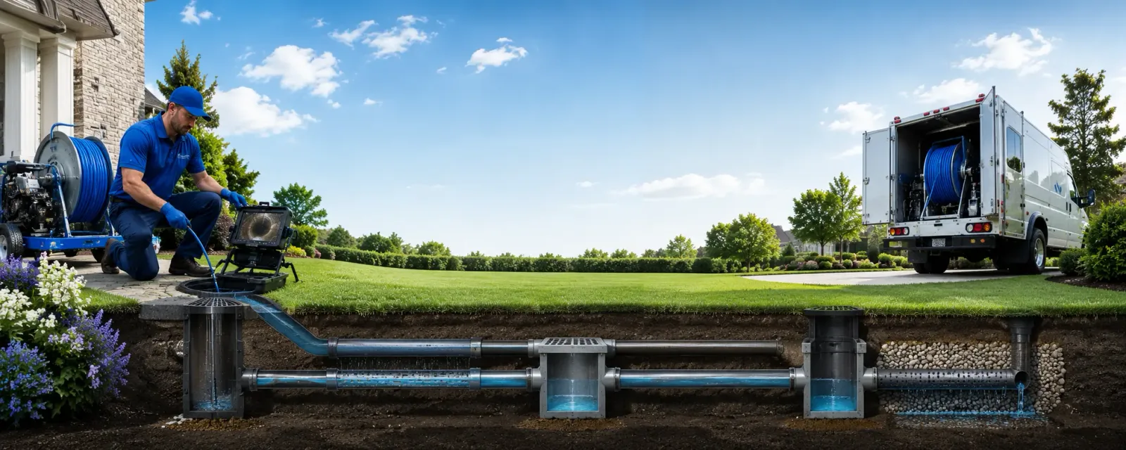 Outdoor drain cleaning information for Washington, IL